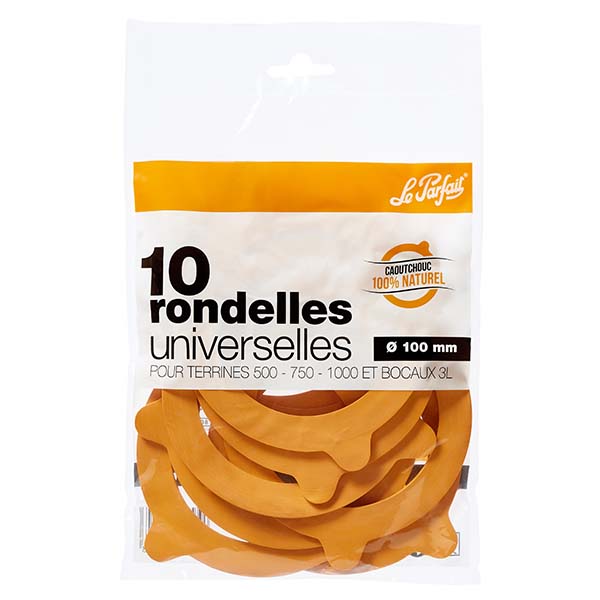 Le Parfait® Super 10 tätningar Ø100 mm Le Parfait® Super 10 tätningar Ø100 mm