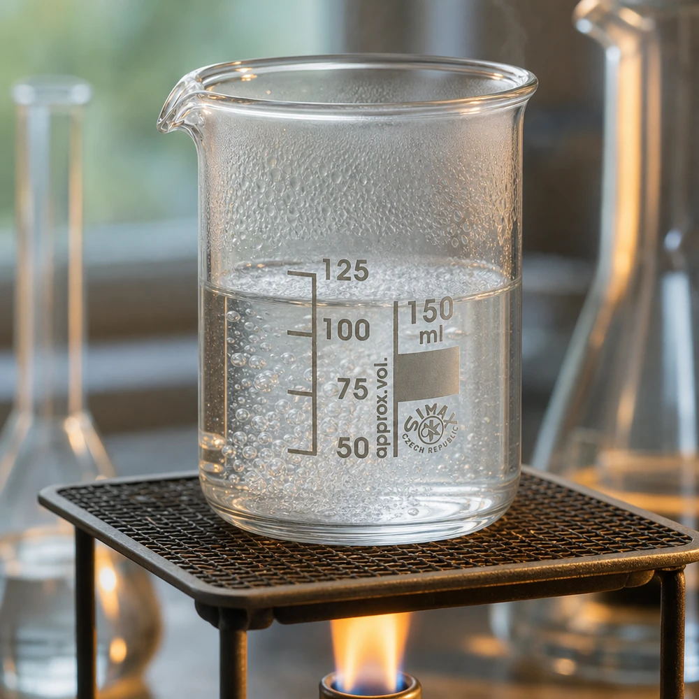 Bägare 150ml borosilikatglas, låg form Graduerad bägare 150 ml med låg form tillverkad av högkvalitativt borosilikatglas för exakta mätningar