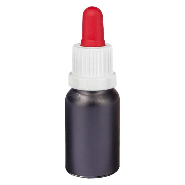 10 ml pipettflaska vit/röd med manipulationsskydd BlackLine UT18/10 10 ml pipettflaska vit/röd med manipulationsskydd BlackLine UT18/10