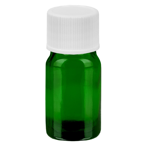 5ml flaska 11mm skruvkork vit Standard GreenLine UT18/5 5ml flaska 11mm skruvkork vit Standard GreenLine UT18/5