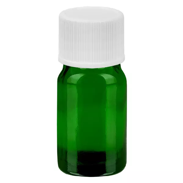 5ml flaska 11mm skruvkork vit Standard GreenLine UT18/5 5ml flaska 11mm skruvkork vit Standard GreenLine UT18/5