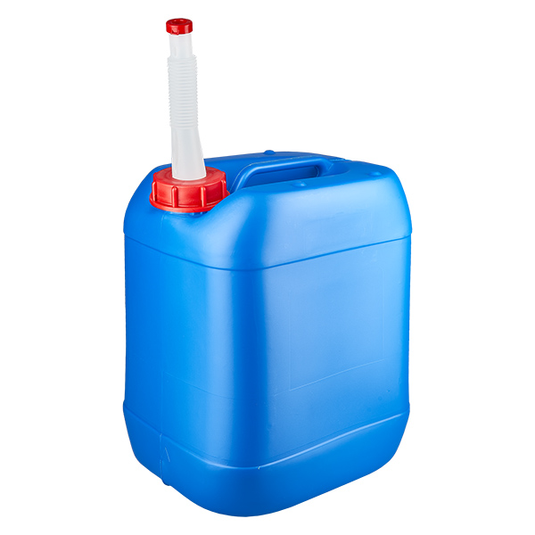 20 liter blå Dunk med Flex-pip 20 liter blå Dunk med Flex-pip