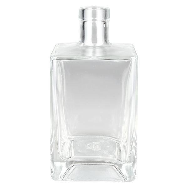700 ml glasflaska Ben utan förslutning UNiTWIST® 700 ml glasflaska Ben utan lock UNiTWIST transparent rektangulär spritflaska tom