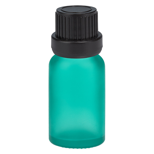 10ml flaska 11mm skruvkork svart sabotagesäkert lock GreenLine UT18/10 10ml flaska 11mm skruvkork svart sabotagesäkert lock GreenLine UT18/10