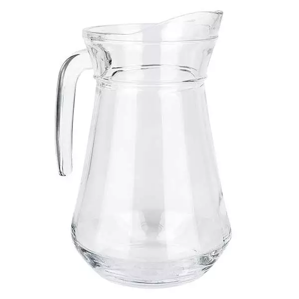 Glaskanna Frankrike 1,6 liter. Härdat klart glas Glaskanna Frankrike 1,6 liter. Härdat klart glas