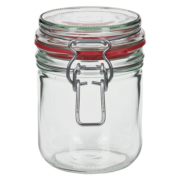 400 ml förvaringsburk med gummiring och svängbar topp UNiTWIST