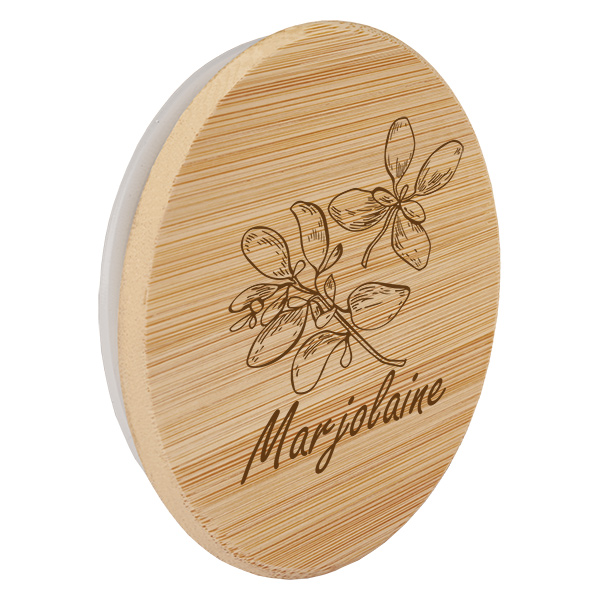 Couvercle en bois "Marjolaine" för WECK RR60 Couvercle en bois "Marjolaine" för WECK RR60