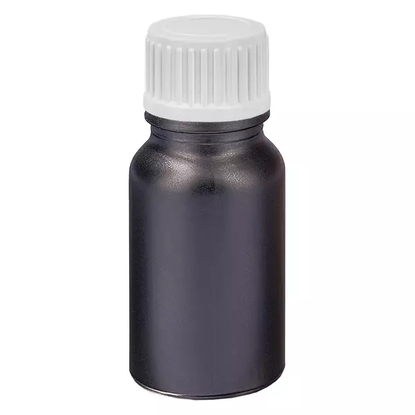 10ml Droppflaska 0,9mm vit med standardlock BlackLine UT18/10 10ml Droppflaska 0,9mm vit med standardlock BlackLine UT18/10