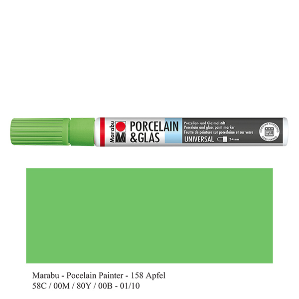 Färgkrita äpple 2-4mm för glas/porcelän Färgkrita äpple 2-4mm för glas/porcelän