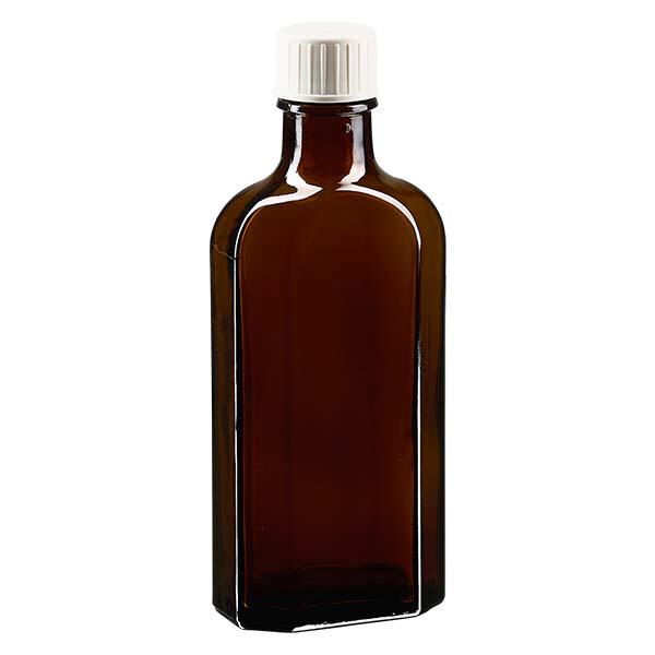 125 ml Meplat brunt skruvlock med hällring 125 ml Meplat brunt skruvlock med hällring