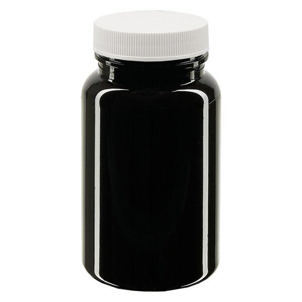 Petpacker 100ml brun öppning 38mm inkl. lock