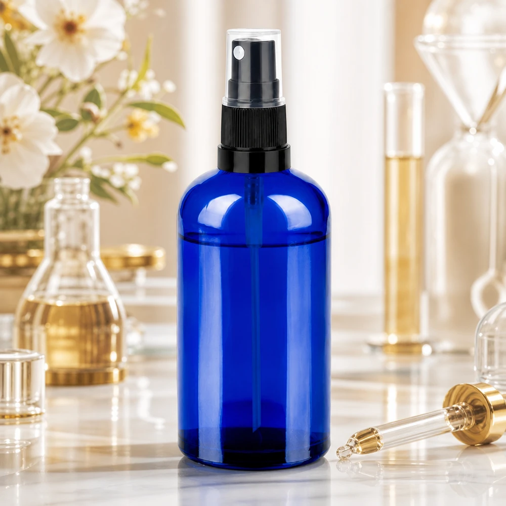 100ml sprayflaska svart svart/transparent standardlock BlueLine UT18/100