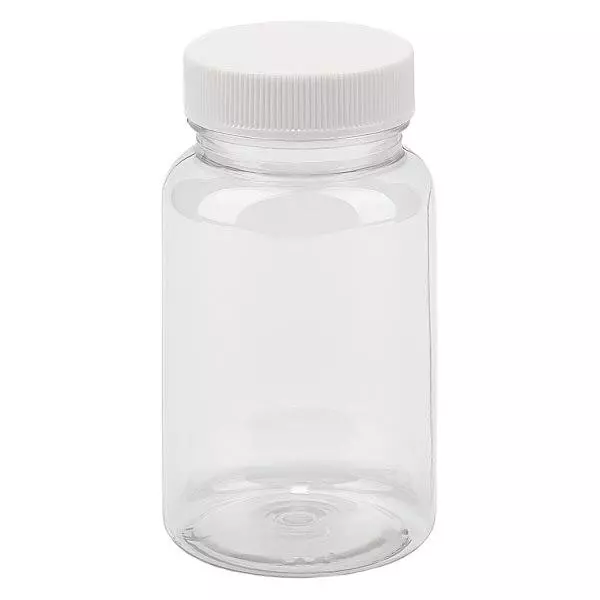 Petpacker 100ml kristallklar öppning 38mm inkl. lock Petpacker 100ml kristallklar öppning 38mm inkl. lock