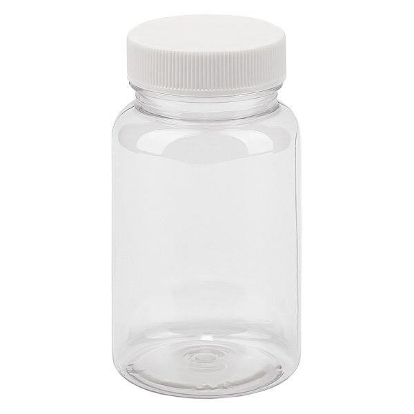 Petpacker 100ml kristallklar öppning 38mm inkl. lock Petpacker 100ml kristallklar öppning 38mm inkl. lock