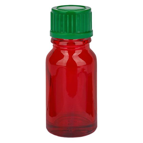 10ml flaska 11mm skruvkork grön standard RedLine UT18/10