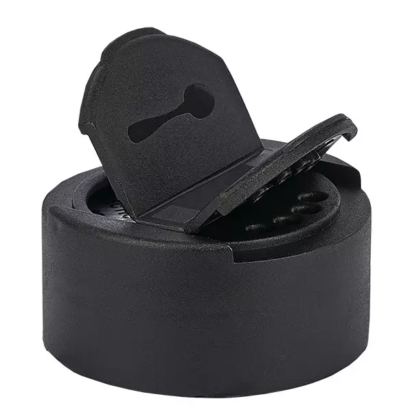 Lock till salt- och kryddburk med dubbel öppning, svart Lock till salt- och kryddburk med dubbel öppning, svart