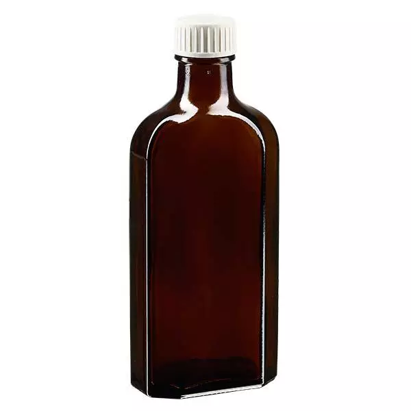 150 ml Meplat brunt skruvlock med PE-skuminsats 150 ml Meplat brunt skruvlock med PE-skuminsats
