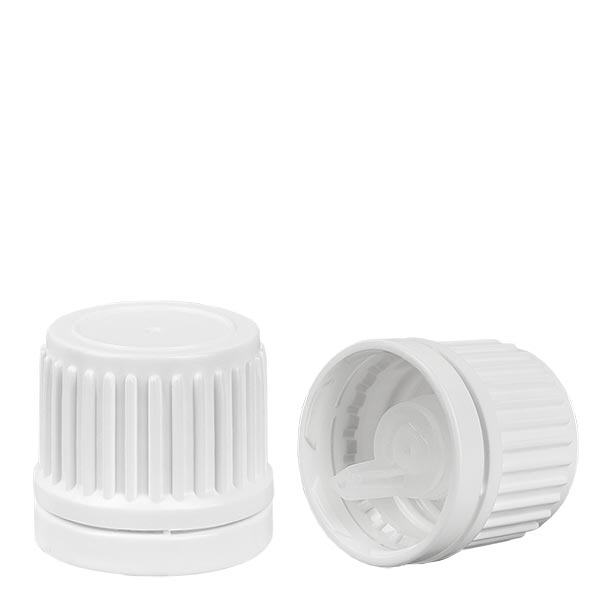 Dropplock vit 18mm med säkerhetsförslutning Dropplock vit 18mm med säkerhetsförslutning