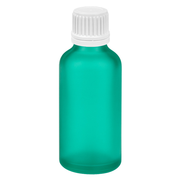 50 ml flaska 11mm skruvkork vit med sabotageskydd GreenLine UT18/50