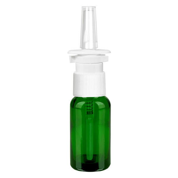 20 ml nässprayflaska vit/transparent standardförslutning GreenL. UT18/20