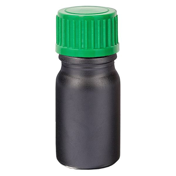 5ml Droppflaska 0,8mm grön Standardförslutning BlackLine UT18/5