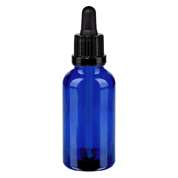 30 ml pipettflaska svart med säkerhetsförslutning BlueLine UT18/30