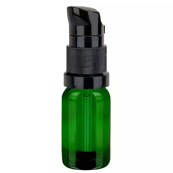 10ml pumpflaska svart standardlock GreenLine UT18/10 10ml pumpflaska svart standardlock GreenLine UT18/10