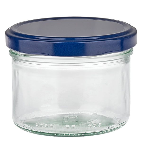 230 ml cylinderburk + BasicSeal-lock blå UT