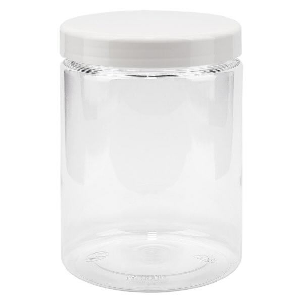 Petpacker 1000ml kristallklar öppning 100mm inkl. lock Petpacker 1000ml kristallklar öppning 100mm inkl. lock