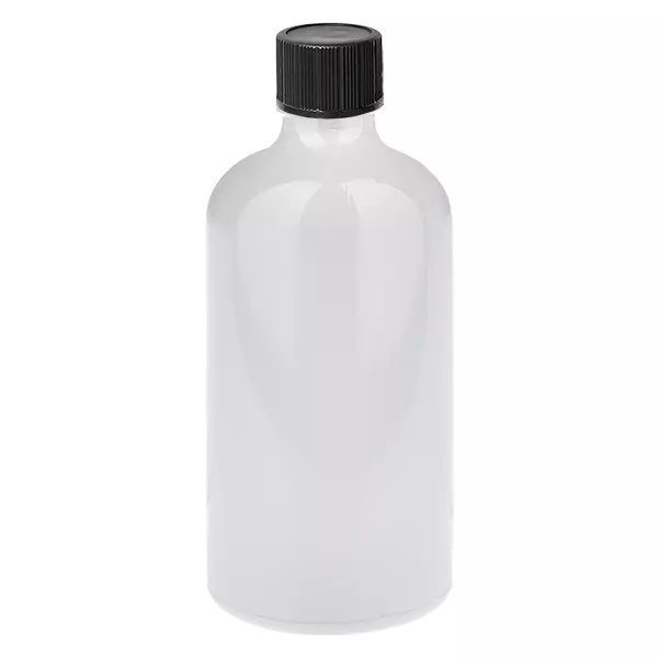 100 ml droppflaska 1 mm svart standardkork WhiteLine UT18/100 100 ml droppflaska 1 mm svart standardkork WhiteLine UT18/100