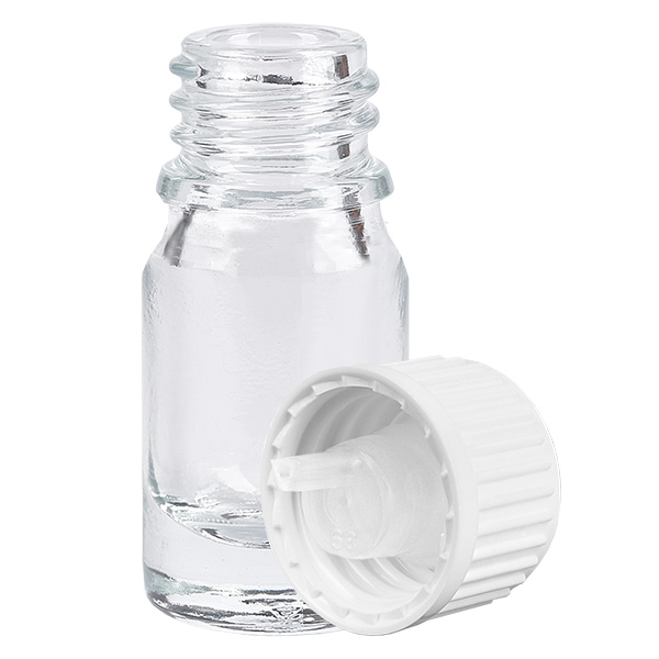 5ml Droppflaska 0,9mm vit med standardlock ClearLine UT18/5 5ml Droppflaska 0,9mm vit med standardlock ClearLine UT18/5