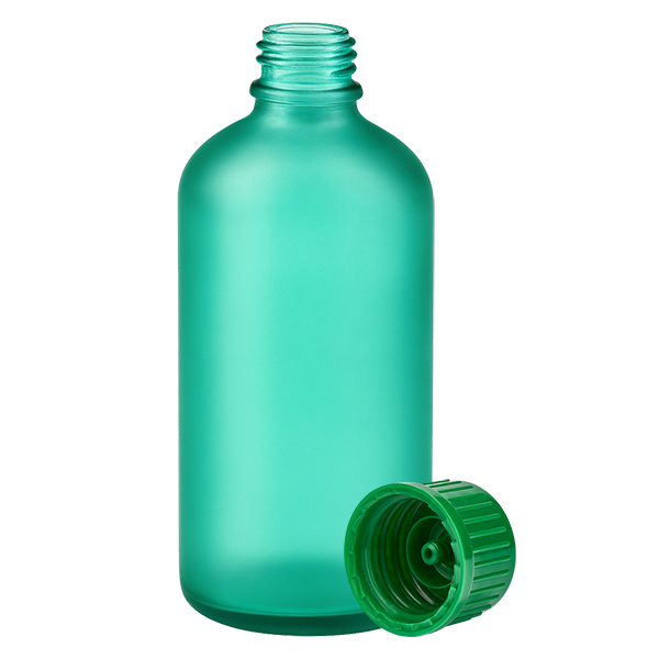 100ml flaska 11mm skruvkork grön Standard GreenLine UT18/100 100ml flaska 11mm skruvkork grön Standard GreenLine UT18/100