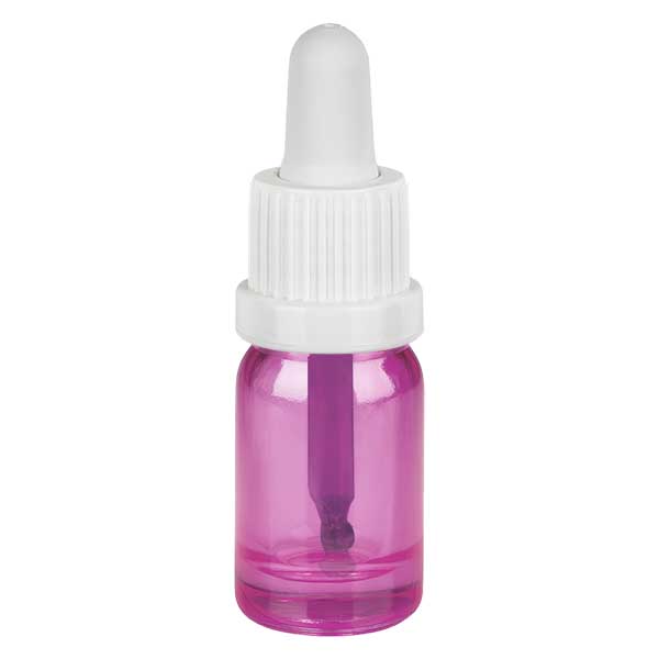 5ml pipettflaska vit originalitet skruvkork PurpleLine UT18/5
