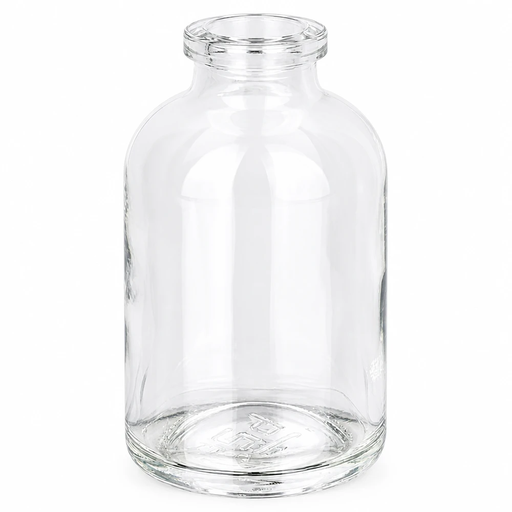 Injektionsflaska klarglas 50ml Medizinische Injektionsflasche 50ml Klarglas für Labor und Pharmazie
