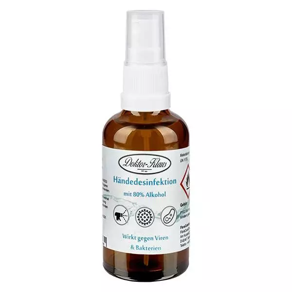 Handdesinfektionsspray 50ml Doktor-Klaus Handdesinfektionsspray 50ml Doktor-Klaus