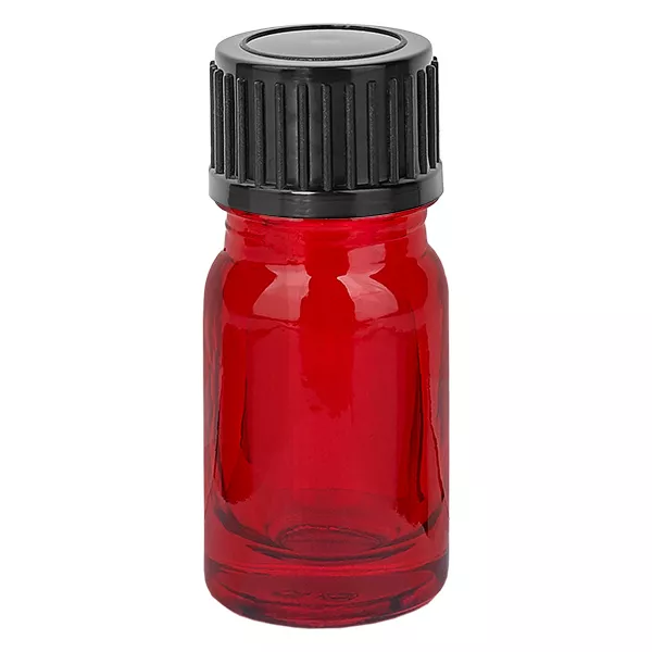 5ml flaska 11mm skruvkork svart standard RedLine UT18/5 5ml flaska 11mm skruvkork svart standard RedLine UT18/5