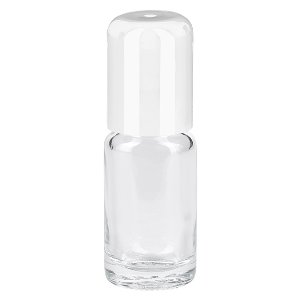 10ml roll-on flaska vit med standardlock ClearLine UT18/10