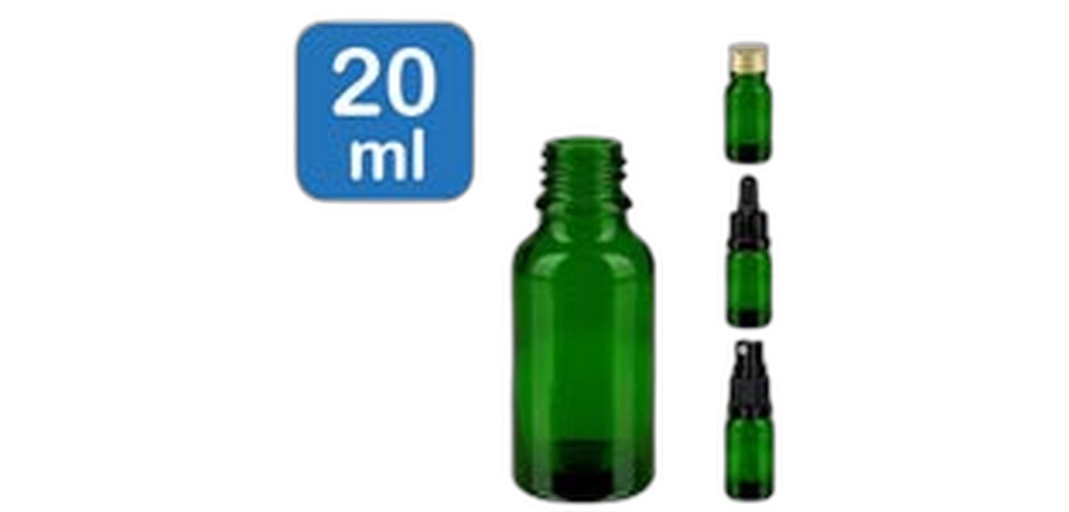 Apoteksflaskor GreenLine 20 ml UT18