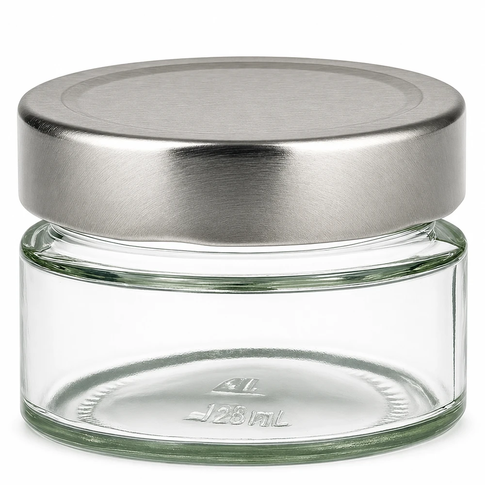 130ml rund burk + BasicSeal-lock silver UNiTWIST