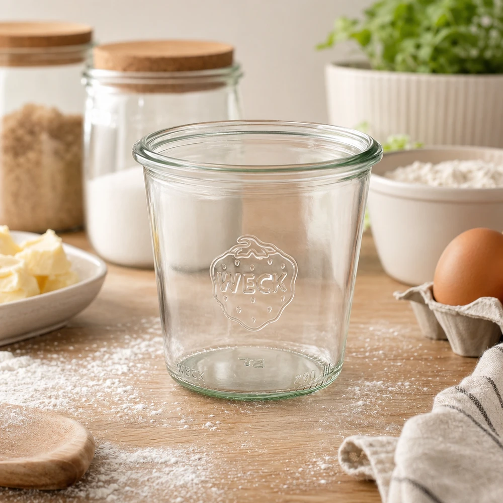 290 ml högt burkglas WECK RR80