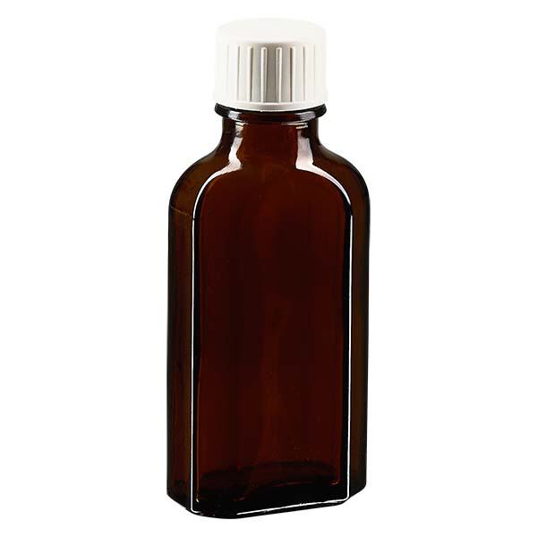 50 ml Meplat brunt skruvlock med hällring 50 ml Meplat brunt skruvlock med hällring