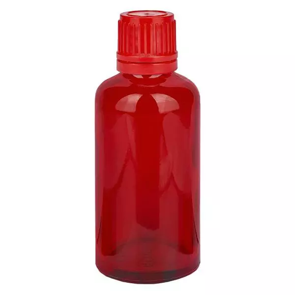 50ml flaska 11mm skruvkork röd sabotagekork RedLine UT18/50 50ml flaska 11mm skruvkork röd sabotagekork RedLine UT18/50