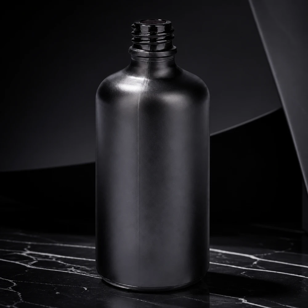 100 ml apoteksflaska BlackLine UT18/100 UNiTWIST med UNiTWIST förslutningssystem för säkert grepp