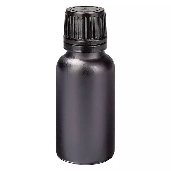 20ml Droppflaska 1mm med självstängande förslutning BlackL. UT18/20 20ml Droppflaska 1mm med självstängande förslutning BlackL. UT18/20