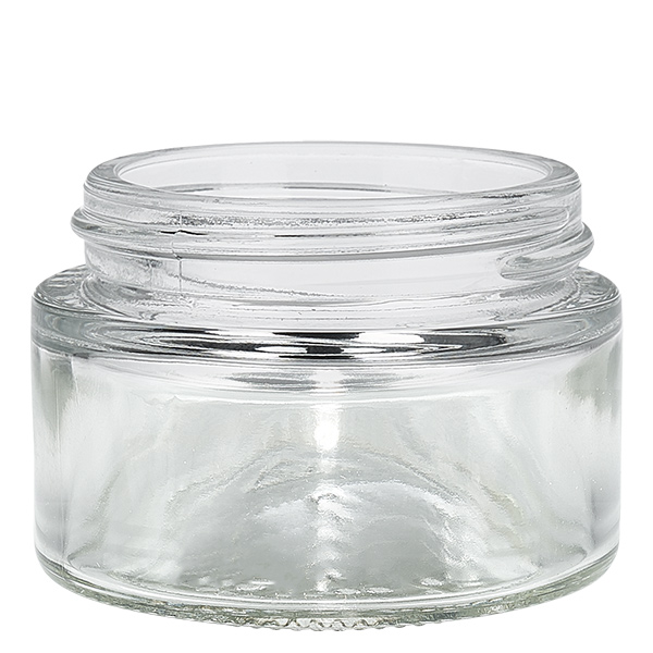 Glasburk 30ml klar med insatslock UNiTWIST Glasburk 30ml klar med insatslock UNiTWIST
