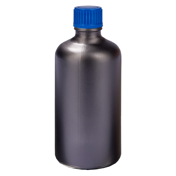 100ml flaska 11mm skruvkork blå standard BlackLine UT18/100 100ml flaska 11mm skruvkork blå standard BlackLine UT18/100