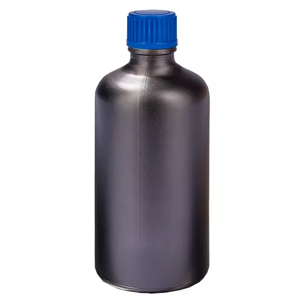 100ml flaska 11mm skruvkork blå standard BlackLine UT18/100 100ml flaska 11mm skruvkork blå standard BlackLine UT18/100