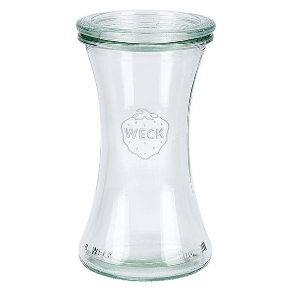 200ml delikatessburk med glaslock WECK RR60