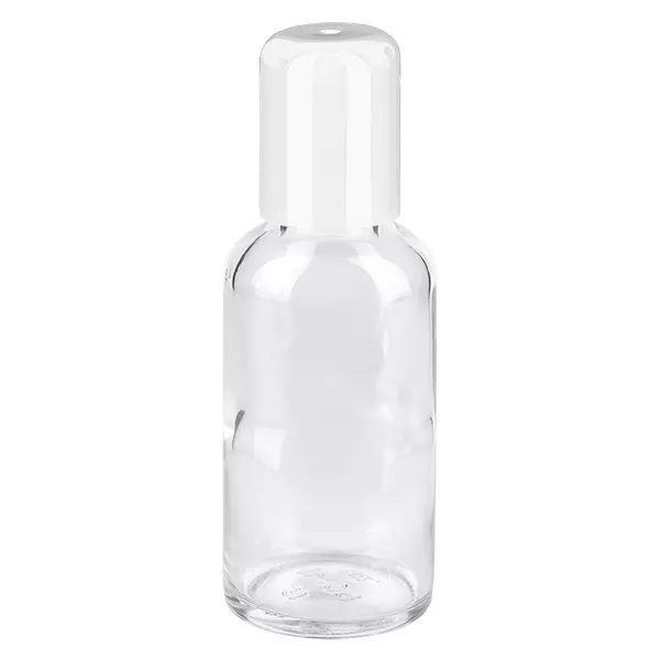 30ml Roll-On-flaska vit Standardlock ClearLine UT18/30 30ml Roll-On-flaska vit Standardlock ClearLine UT18/30