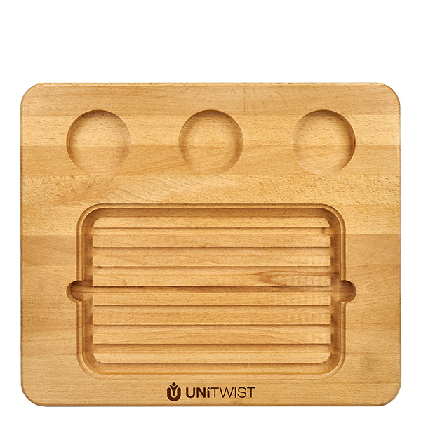 Träbräda (bok) för UNiTWIST Hot Stone-set Träbräda (bok) för UNiTWIST Hot Stone-set